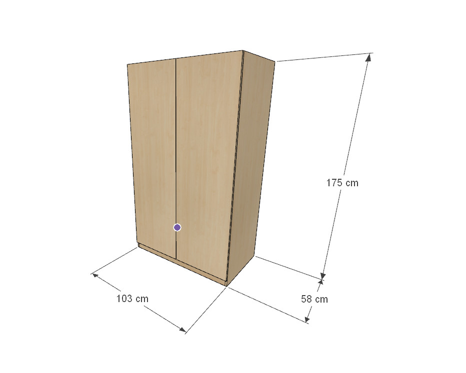 Tủ quần áo gỗ - MDF lõi xanh phủ Melamine Cao cấp