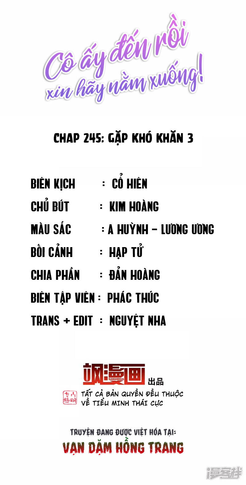 cô ấy đến rồi, xin nằm xuống! chapter 245 2