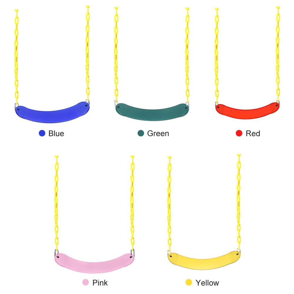 Ghế xích đu Sân chơi SWING SETS được bọc bằng nhựa có móc và carabiners