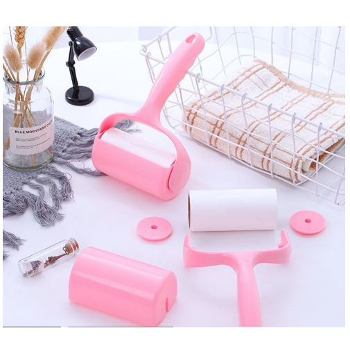 Cây lăn bụi làm sạch quần áo, ga giường, sofa, lăn lông chó mèo lõi 10cm. Lõi Dự Phòng Thay Thế 60 Tờ GD597