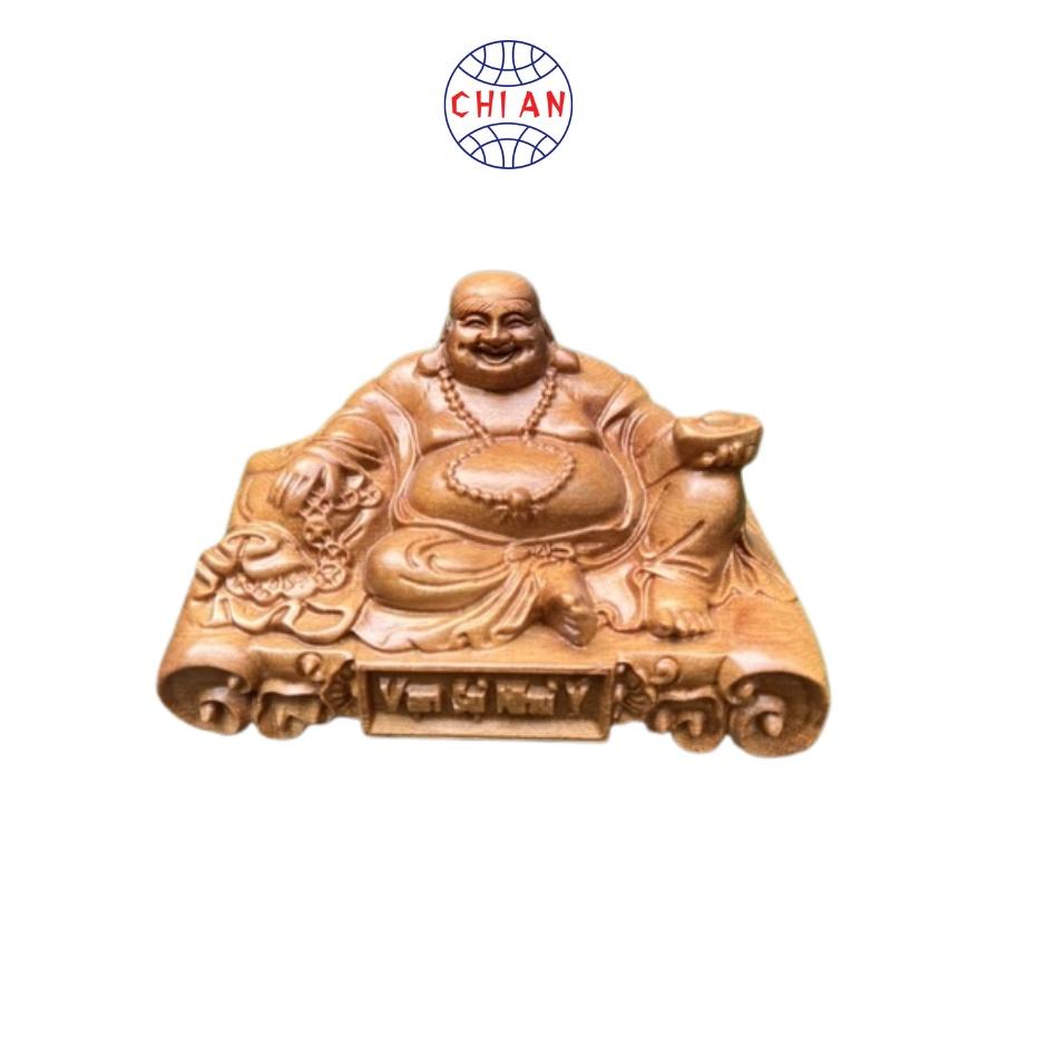 Tượng Di Lặc CHIAN Kích thước 15x9x9cm Gỗ Bách Xanh Mùi Thơm Dịu Ngát Sảng Khoái