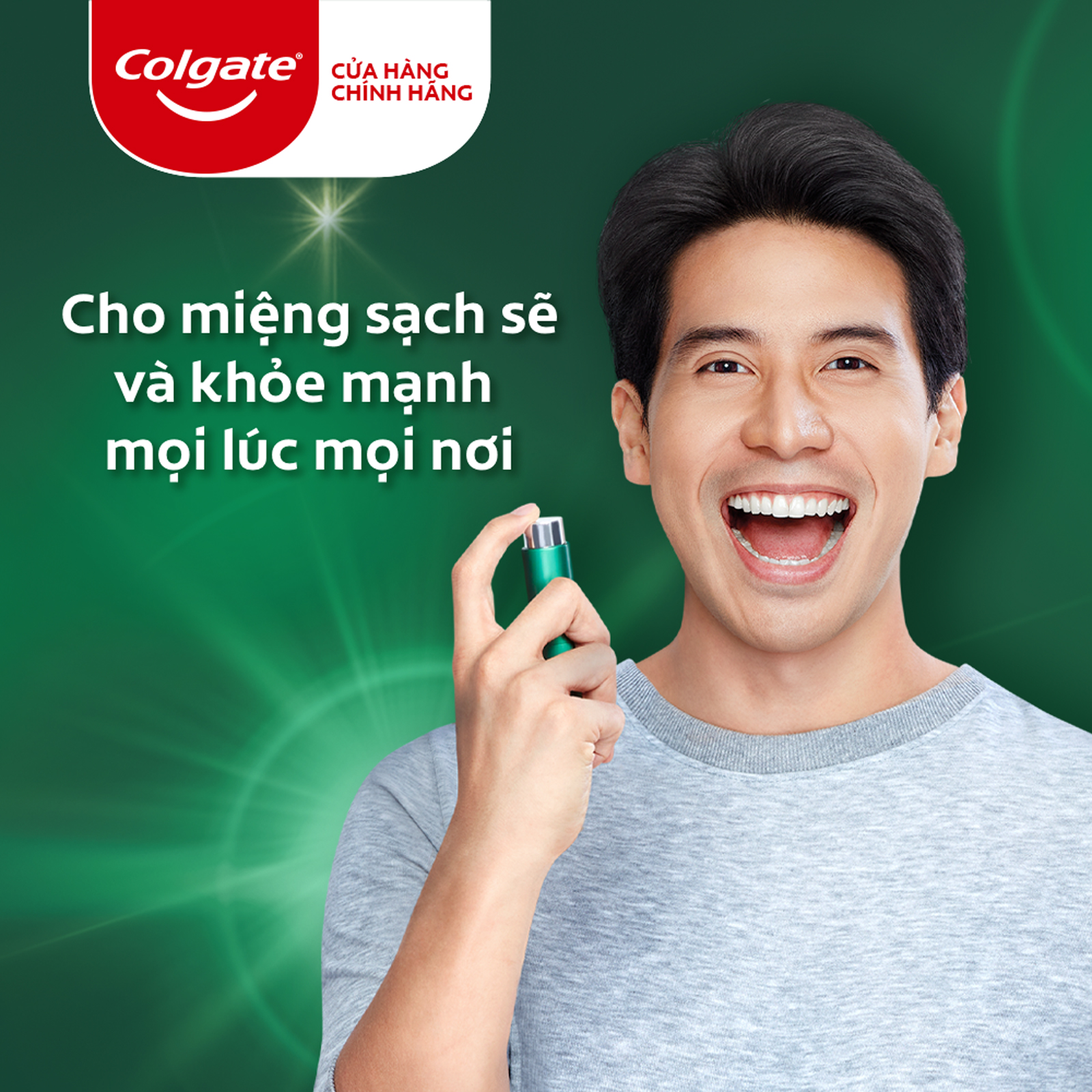 [ 1 Thùng ] 12 Chai xịt thơm miệng Colgate Herbal Detox từ tinh chất thảo mộc 9ml