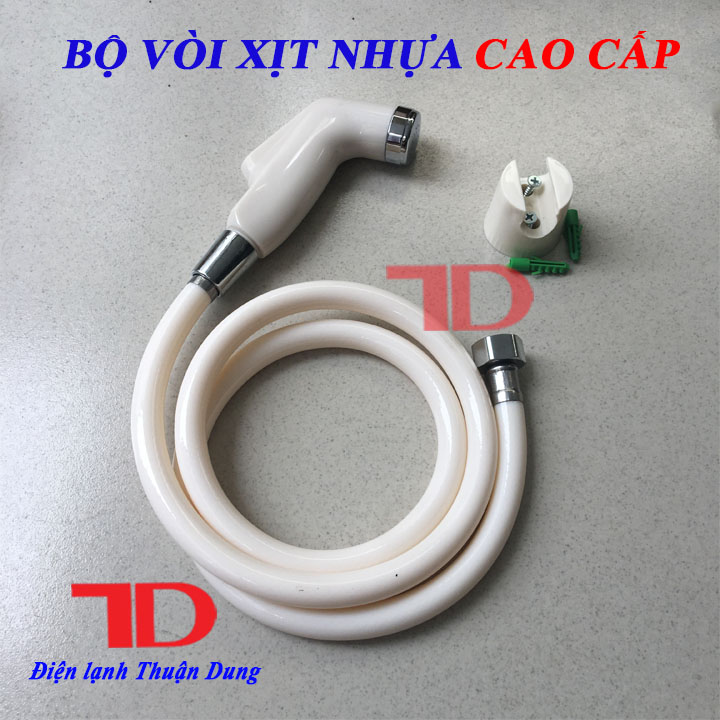 Bộ vòi xịt nhựa cao cấp, vòi xịt vệ sinh cao cấp