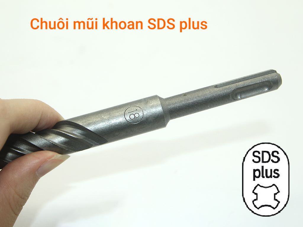 Mũi khoan xuyên tường AVT Φ20mm x 350mm công nghệ Đức đường kính mũi khoan tùy chọn