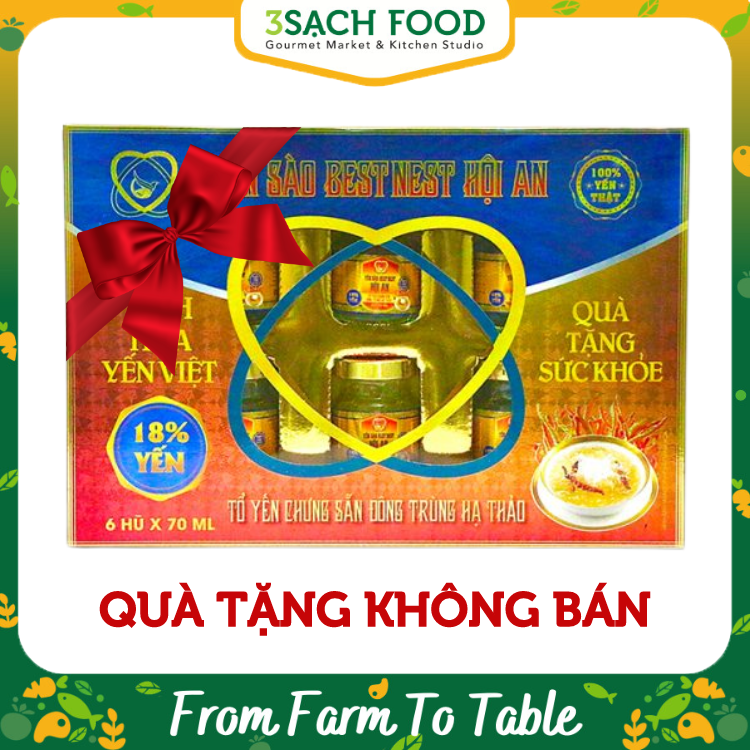 Tổ Yến Chưng Sẵn BESTNEST HỘI AN Đông Trùng Hạ Thảo - Hộp