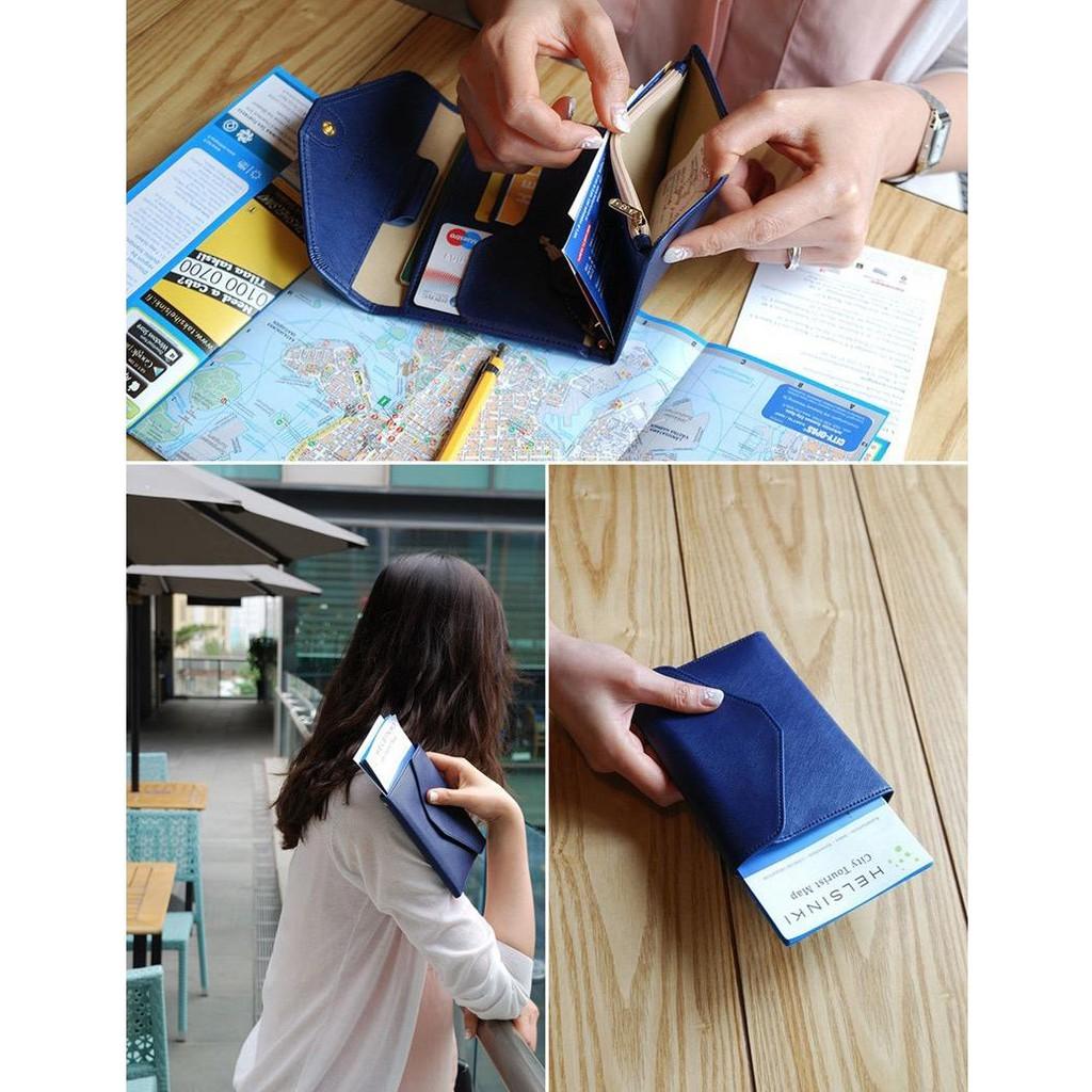 Túi kẹp da tư liệu du lịch TRIPPING WALLET - Home and Garden