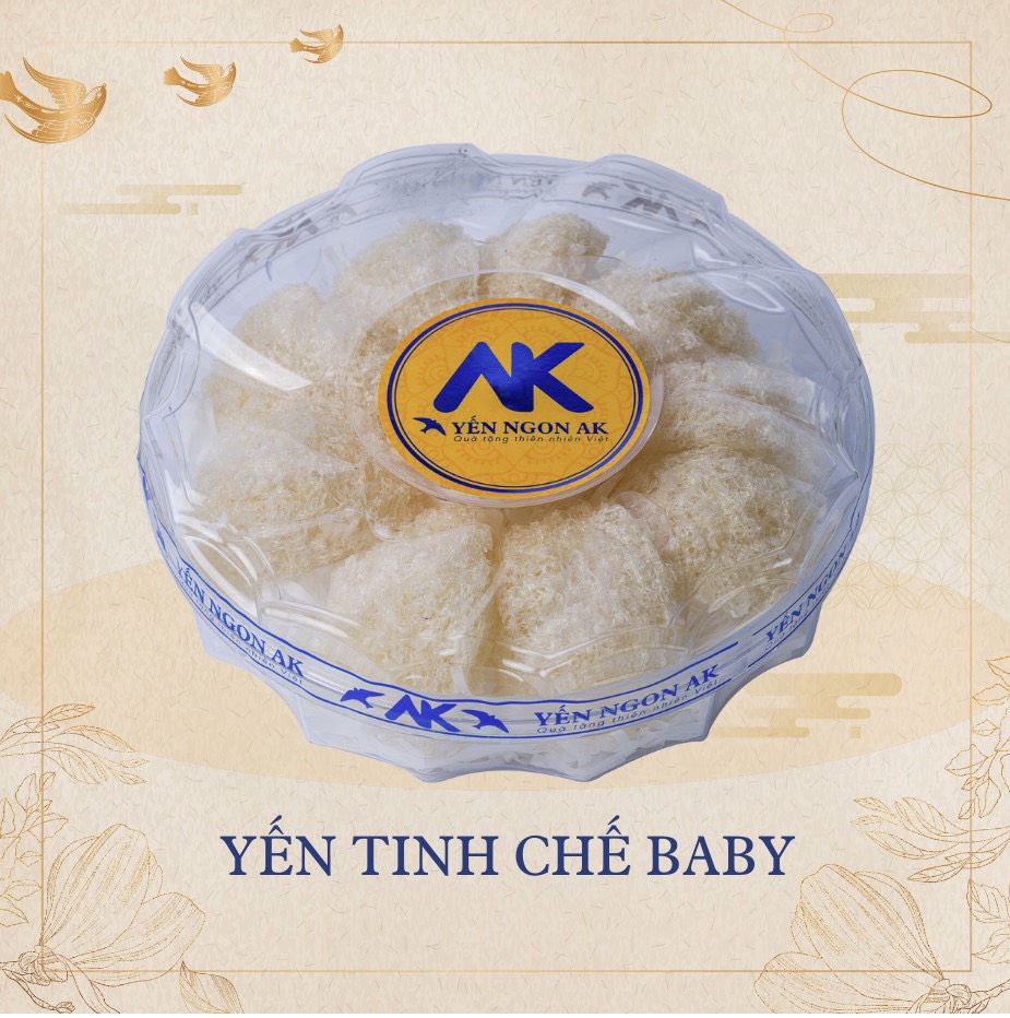 Yến tinh chế Baby - Yến sào vụn nguyên chất - Tặng đường phèn - Yến Ngon AK