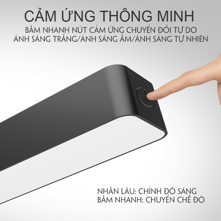 ĐÈN LED HỌC/ ĐÈN NGỦ/ ĐÈN BẾP/ ĐÈN CẦU THANG CẢM ỨNG KHÔNG DÂY DÙNG PIN SẠC TIỆN LỢI, DÙNG MIẾNG DÍNH – 2500MAH