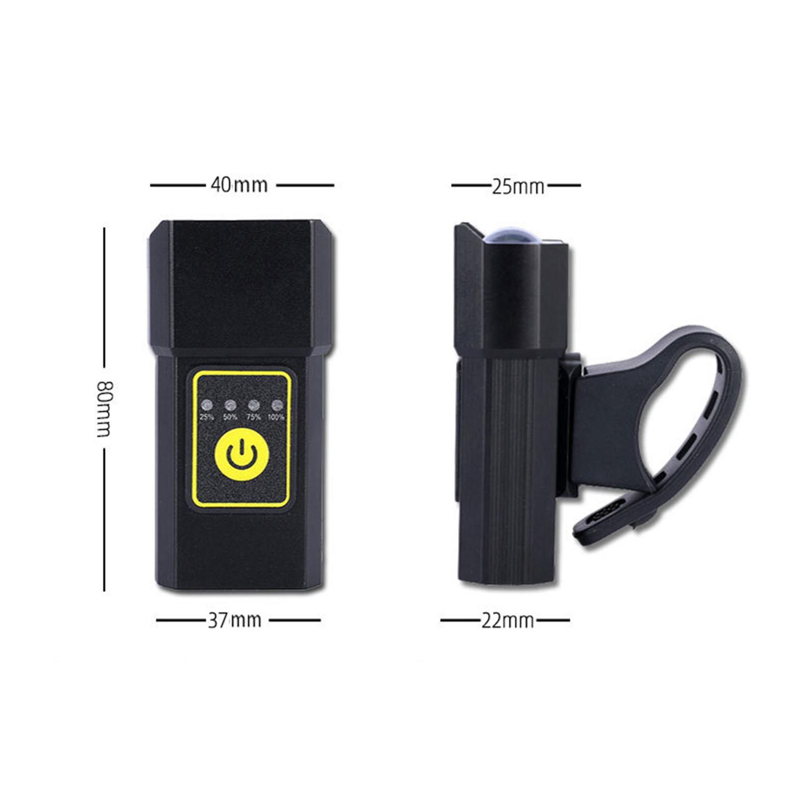 800LM Bike Front Light USB Rechargable Lamp Flashlight Headlight