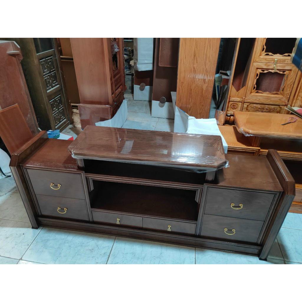 Kệ tivi kiểu mâm gỗ Sồi Nga từ 1m6-2m2 năm 2021