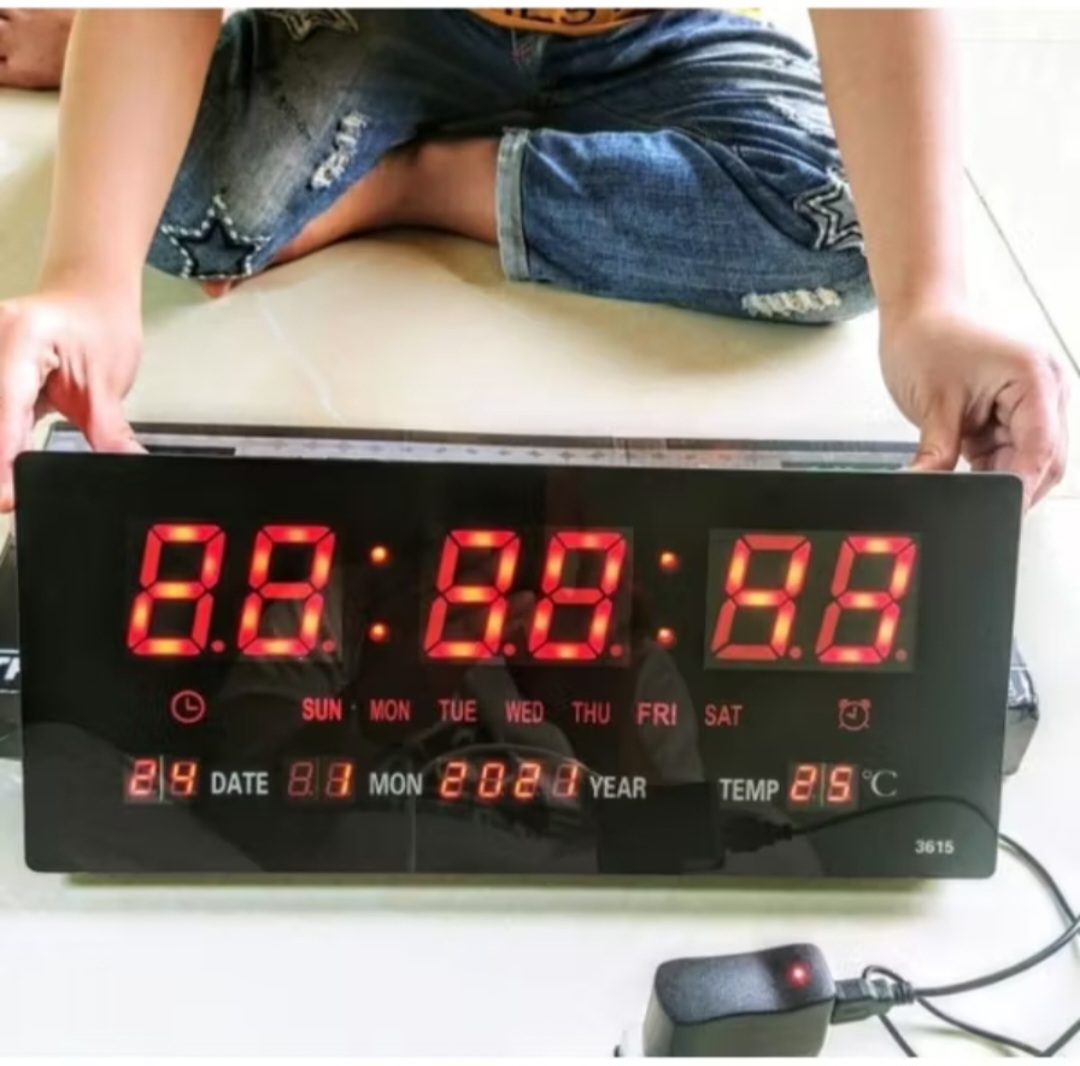 ĐỒNG HỒ LED TREO TƯỜNG BÁO GIỜ BÁO NHIỆT ĐỘ NGÀY THÁNG NĂM THỨ