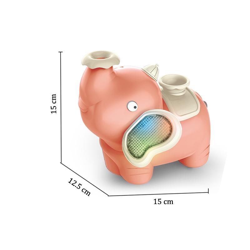 Đồ chơi mô hình Chú Voi con vừa phun khí chơi bóng vừa di chuyển