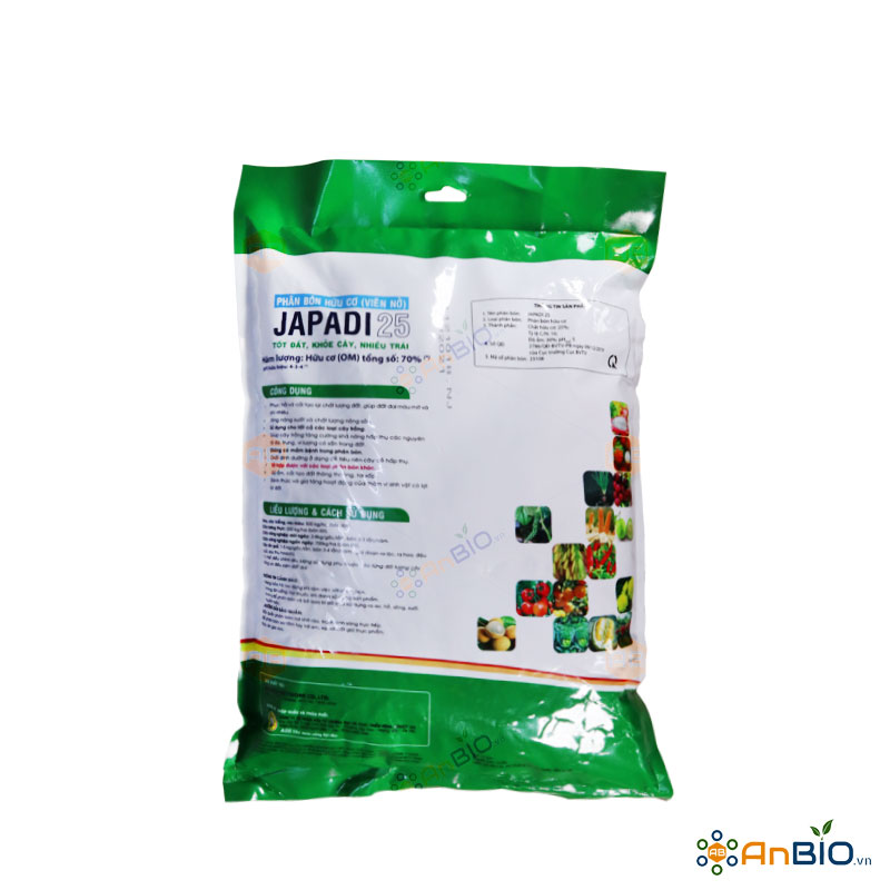 Phân Gà Viên Nở Nhật Bản JAPADI 25 (4-3-4) Túi 5Kg