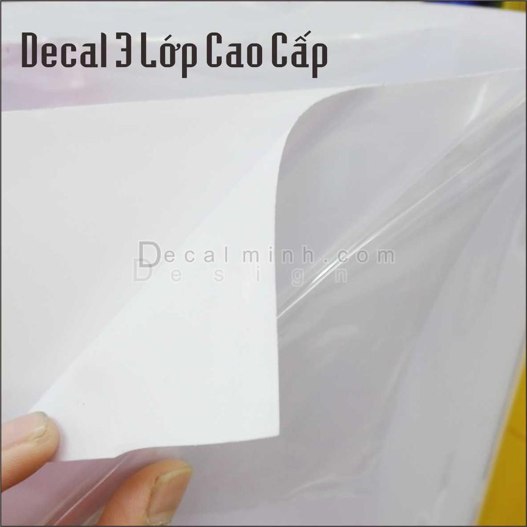 Decal Trắng Ngọc Trai Cao Cấp