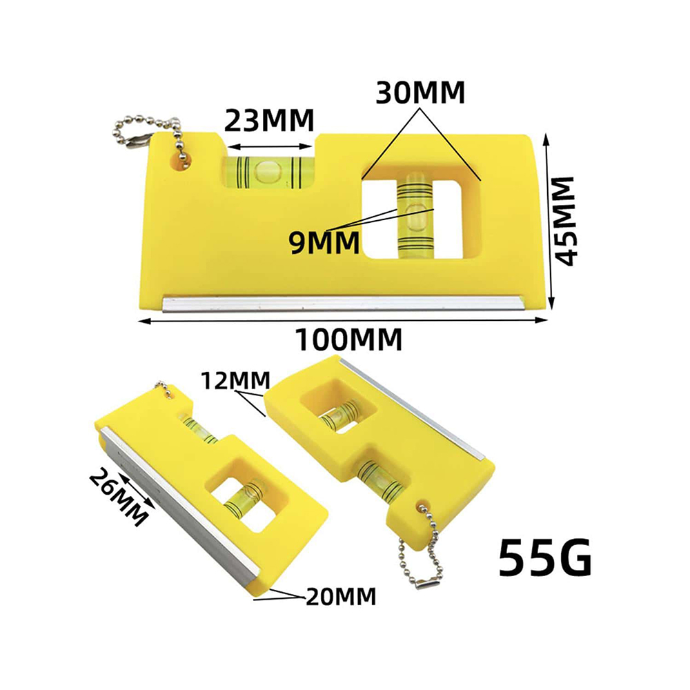 Thước cân bằng thủy bình ABG thước đo độ cân bằng có nam châm, thước thủy mini cân bằng
