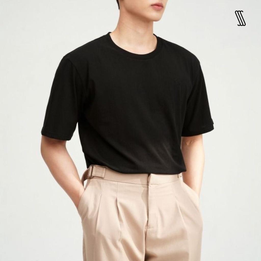 Áo thun cotton nam nữ unisex SSSTUTTER phông trơn nhiều màu cổ tròn ngắn tay thấm mồ hôi GREAT LIFE TEE - REGULAR