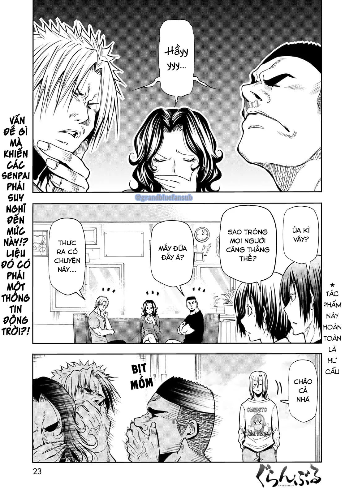 cô gái thích lặn - grand blue chapter 72 1