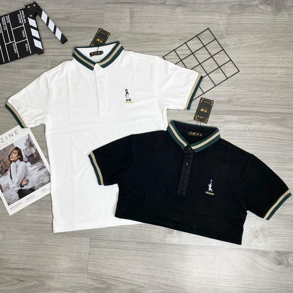 Áo thun Nam Cổ Viền Đẹp Fashion Eking Clothing x HOKO, Vải Cotton co giãn - Thấm Hút Tốt, Năng Động Trẻ Trung