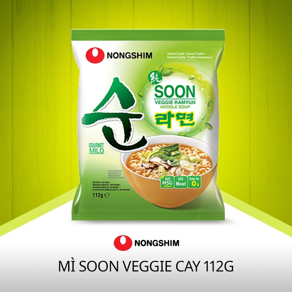 Mì Chay Nongshim Soon Veggie Ramyun 112g - Hàn Quốc