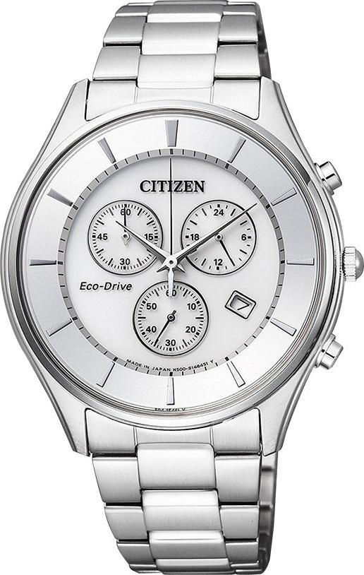 Đồng Hồ Nam Citizen Dây Thép Không Gỉ AT2360-59A - Mặt Trắng