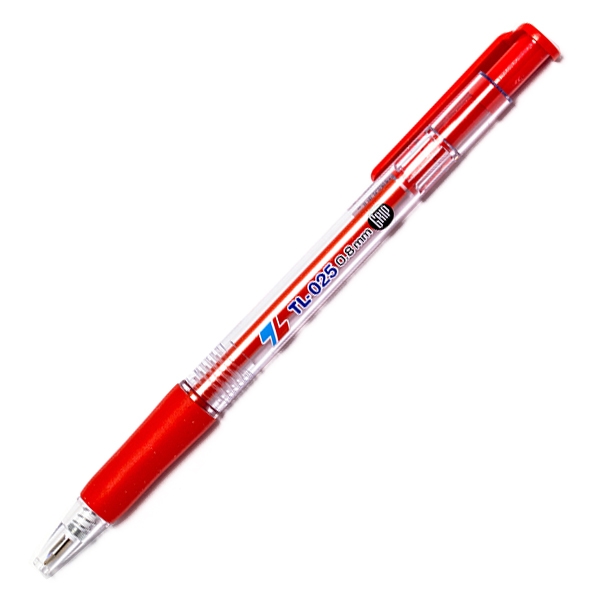 Bộ 4 Bút Bi TL-025-Grip - Đỏ