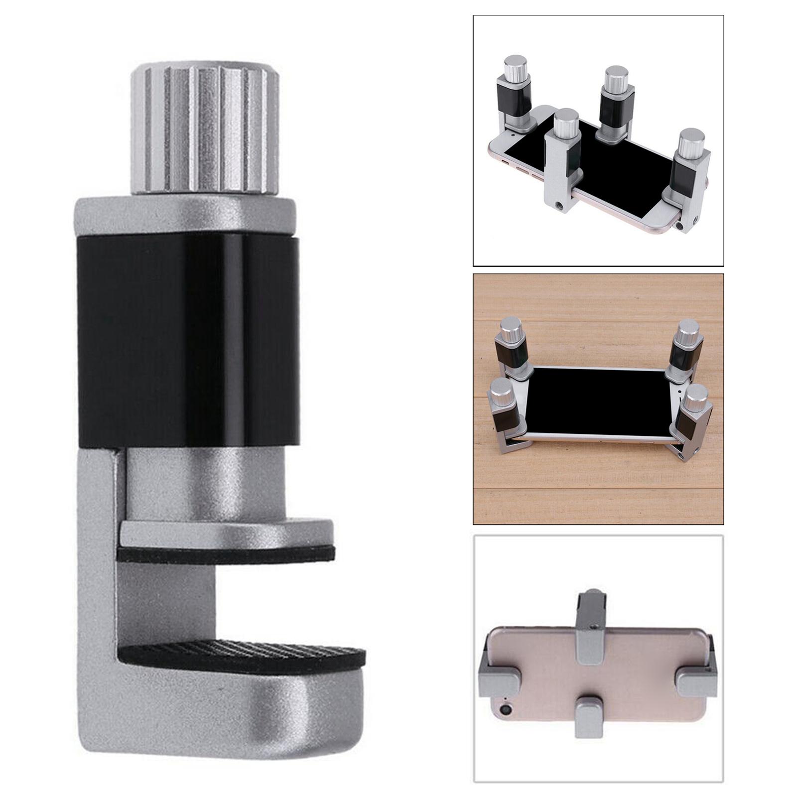 Adjustable Phone Screen Fastening Clamp Clip, Frame Clamp Tool Universal for Phone Tablet LCD Screen Replacement, Screen Repair Clamp with Rubber Pad