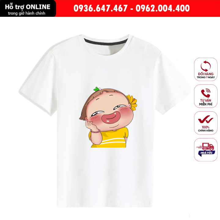 Áo Thun Unisex Nam Nữ Form Đẹp In Hình Quỳnh Aka - Chất Vải Cotton Đẹp Mịn Mát