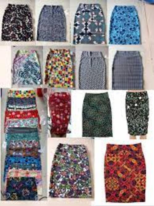 Chân váy bút chì xuất khẩu thun xốp nhiều màu nhiều size LULAROE