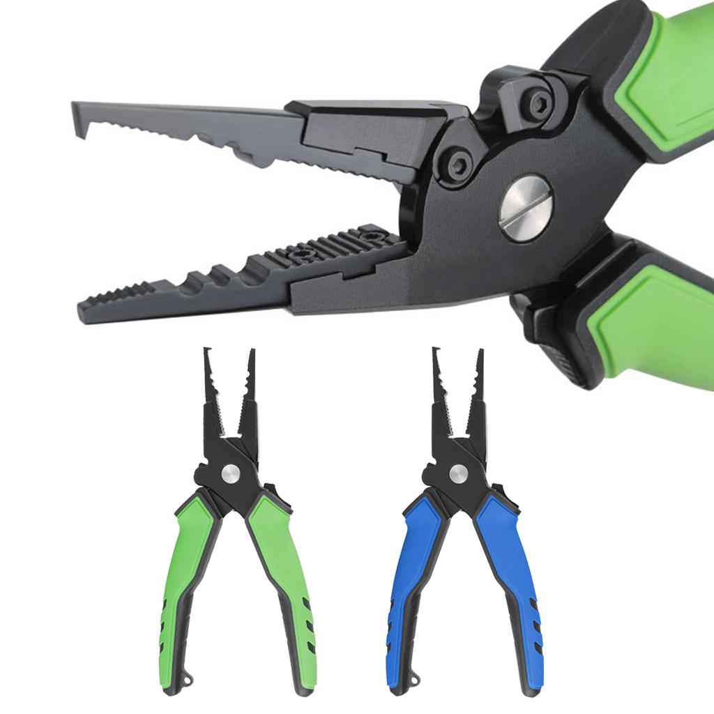 Portable Fish Lip Grabber Gripper Grip Tool Aluminum Fishing Pliers Fish Holder