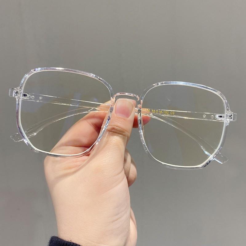 Kính mát gọng lớn đa giác đọc sách chống ánh sáng xanh