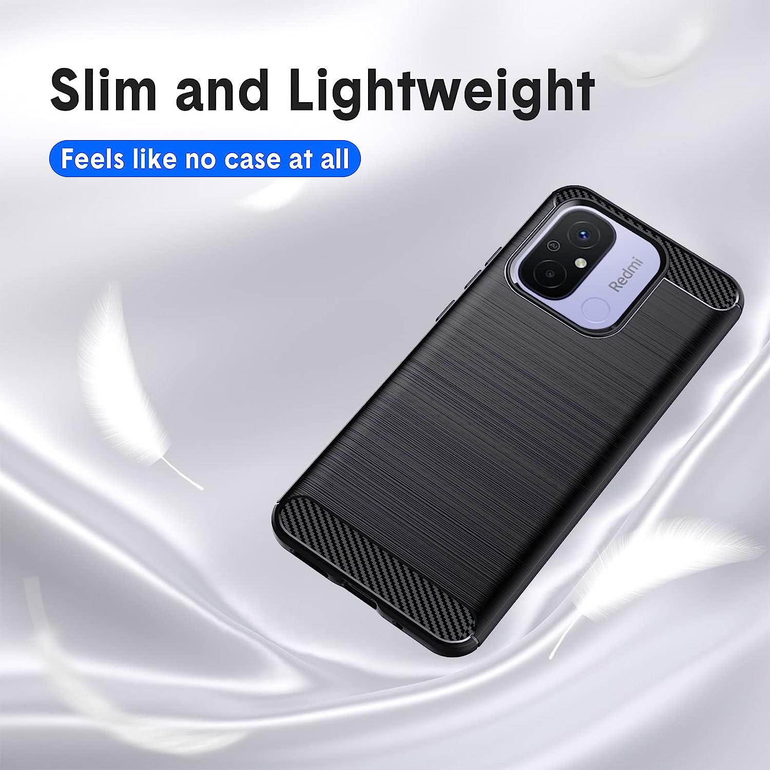 Ốp lưng chống sốc vân kim loại cho Xiaomi Redmi 12C / Poco C55 / Redmi 11A hiệu Likgus - Hàng nhập khẩu
