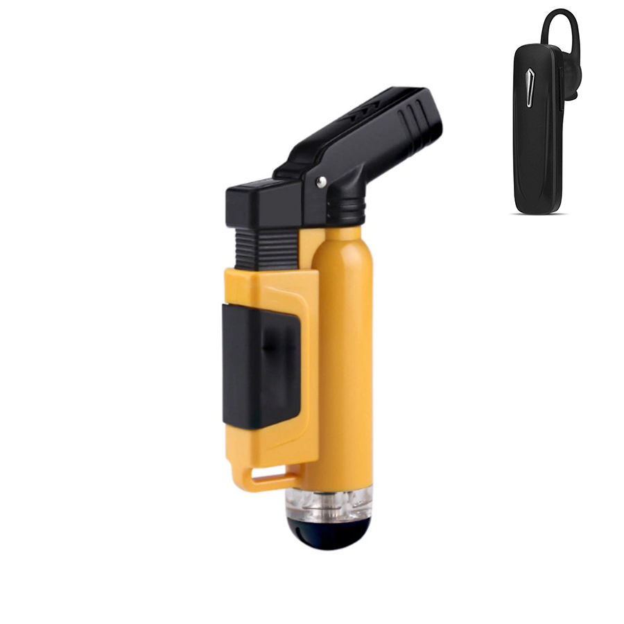 Hộp Quẹt Kiêm Bật Lửa Khò Mỏ Vịt AM-339-1 + Tặng Tai Nghe Nhét Tai Cao Cấp