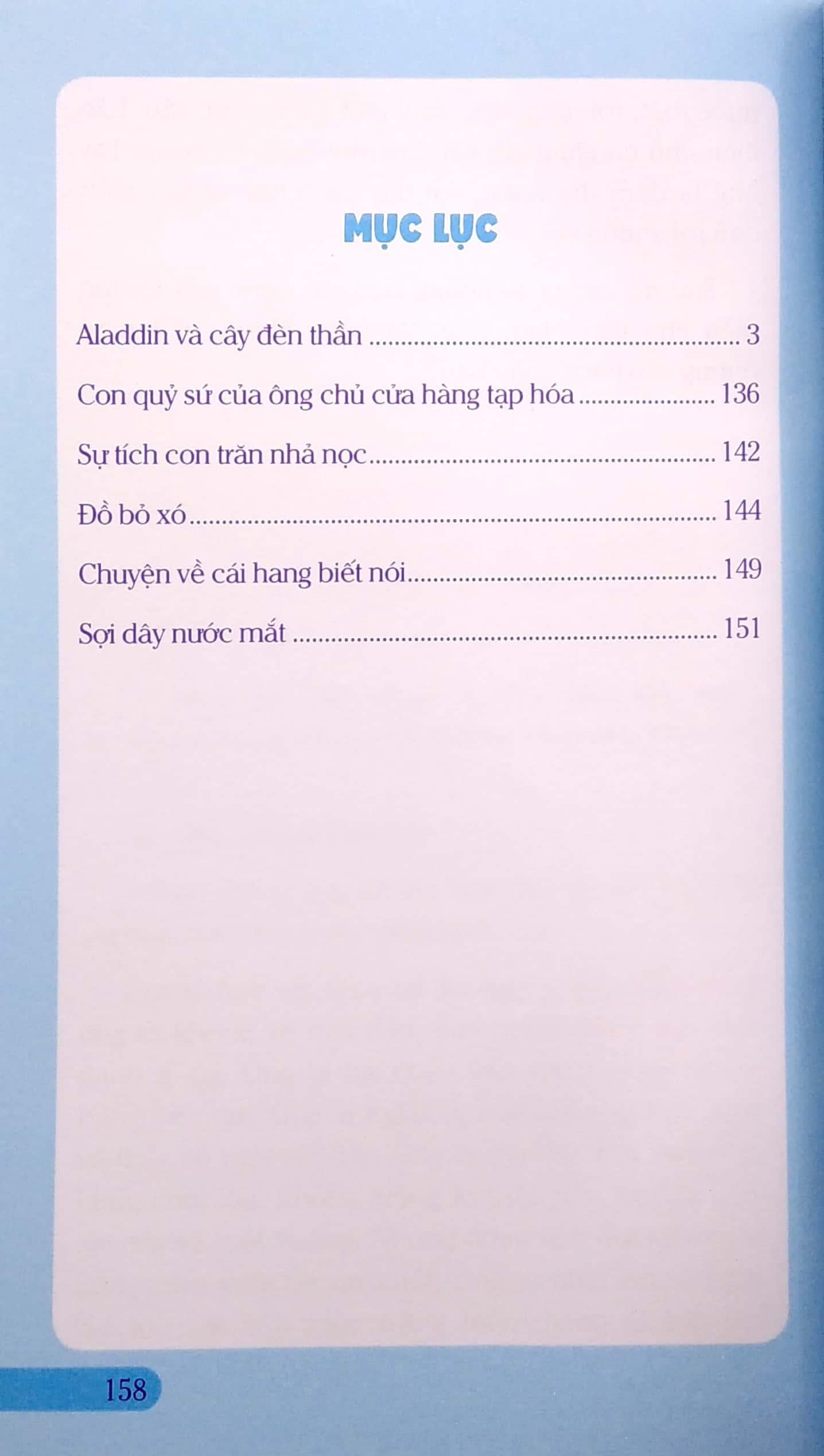 Truyện Cổ Tích Thế Giới Hay Nhất - Aladin Và Cây Đèn Thần