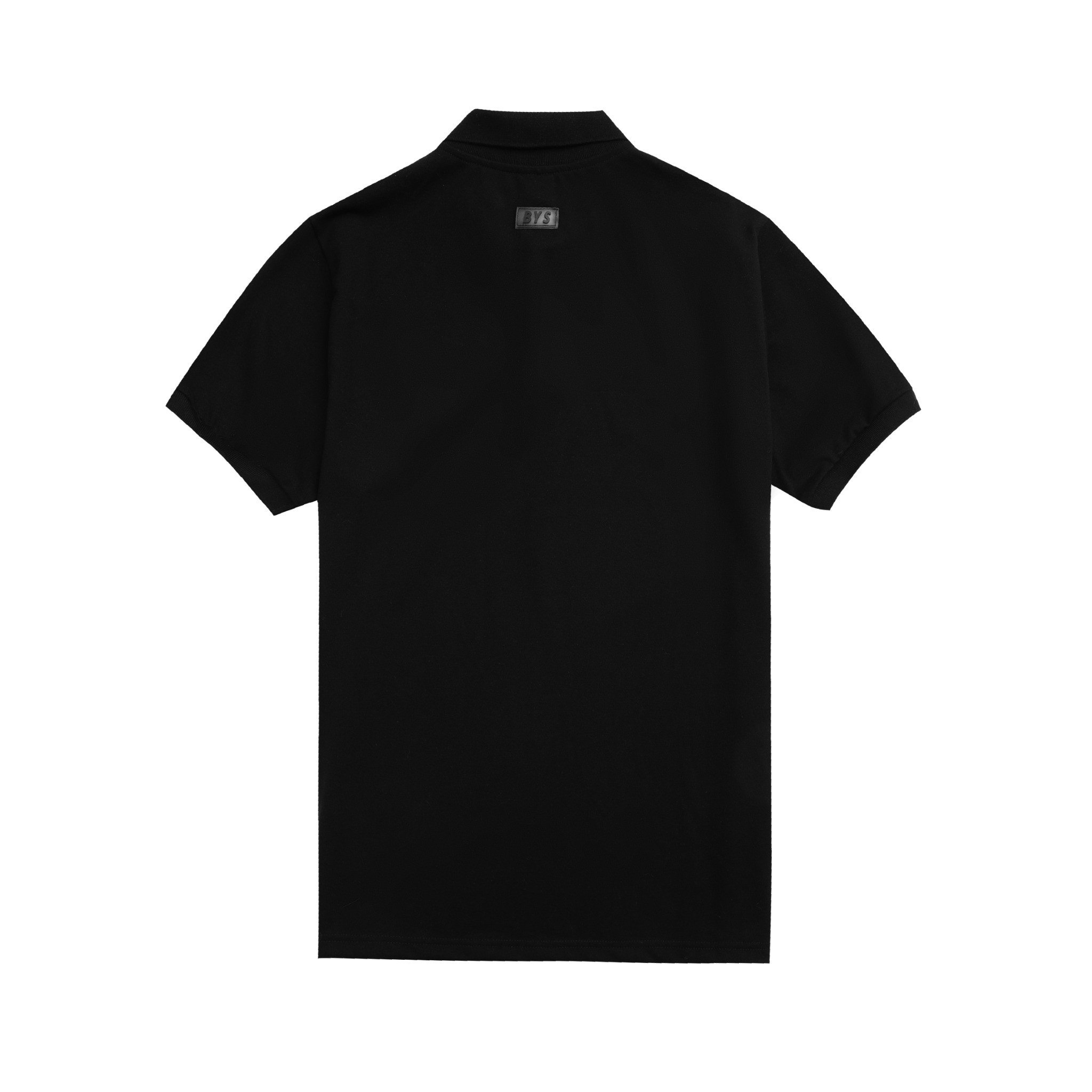 Áo thun polo unisex Local Brand BYS - BYS BASIC LOGO THÊU