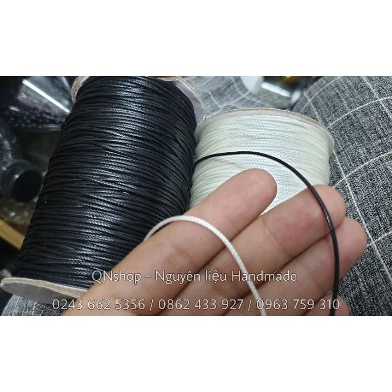 Cuộn 160 m dây sáp 1mm tết vòng nhiều màu