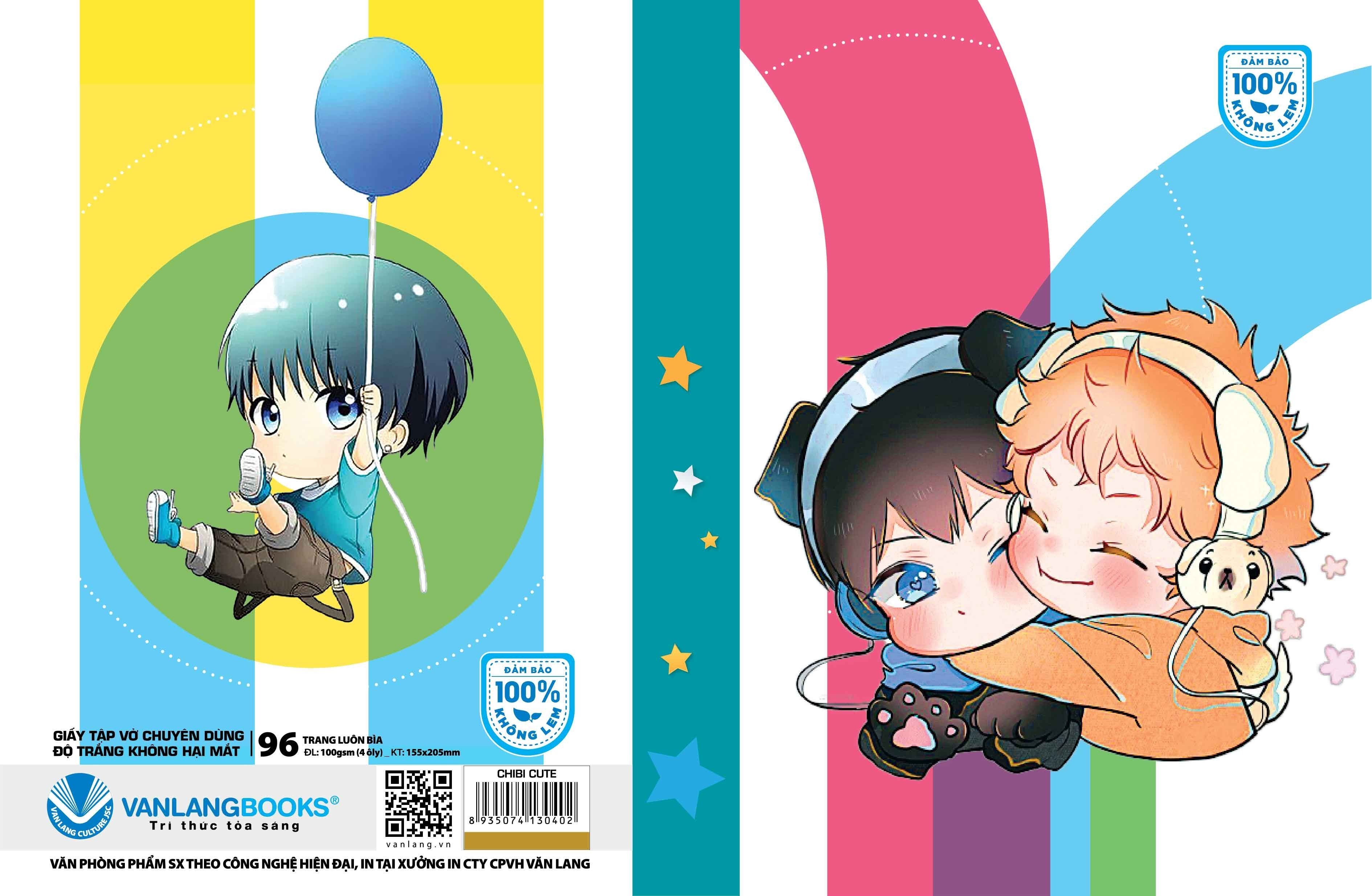 Tập Học Sinh Vanlangbooks 96 Trang - Chibi Cute