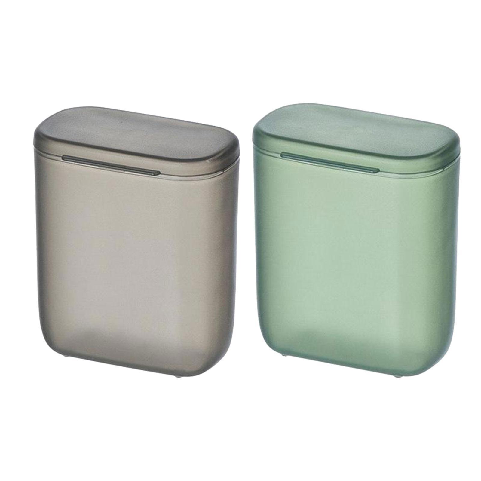 2Pcs Storage Box Cord Holder with Lid for Office