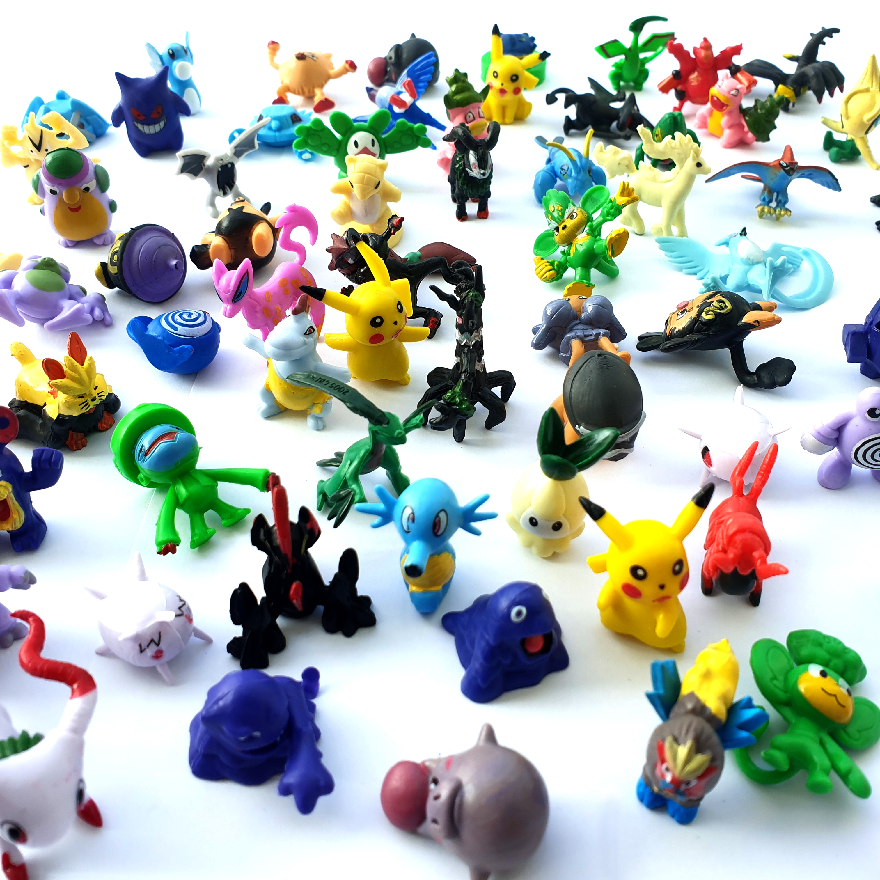 Đồ chơi 72 Pokemon dễ thương cho bé trên 3 tuổi không trùng nhau, chất liệu nhựa PVC đặc sơn màu đẹp, mô phỏng nhân vật phim hoạt hình Poke'mon Mega