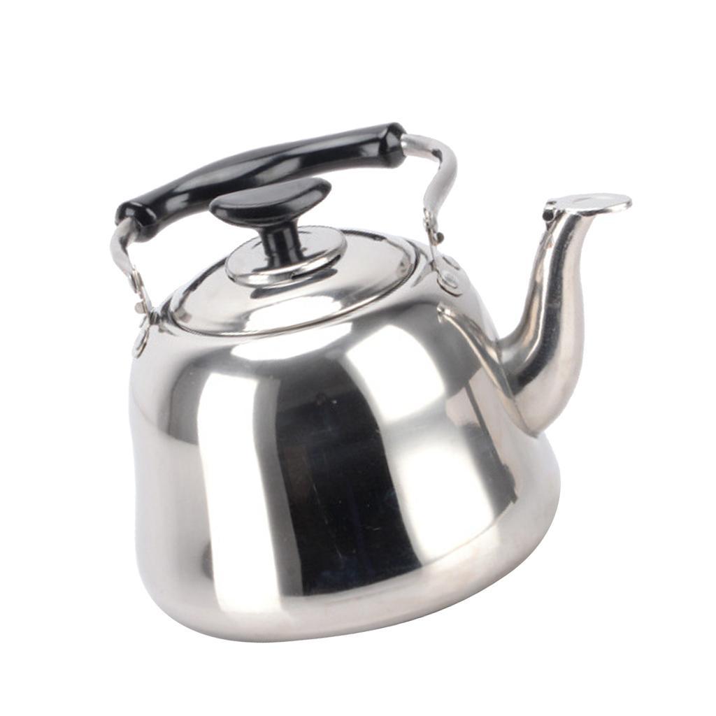2x Stainless Steel Hot Water Tea Kettle with Whistle Sound Infuser Teapot 3L