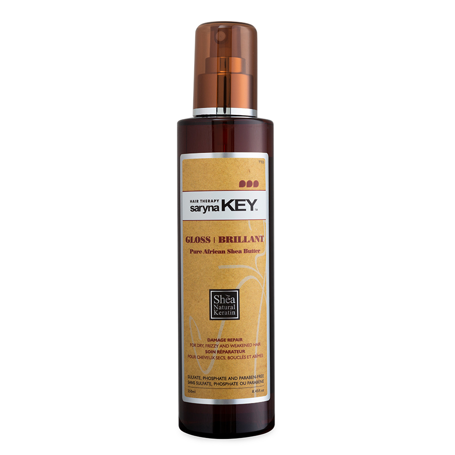 Xịt dưỡng tóc phục hồi chuyên sâu Saryna Key Shea Gloss Spray Israel 250ML