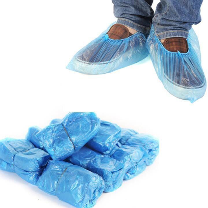 Combo 10 túi nilon bọc giày đi mưa, bao đi mưa bảo vệ giày sạch sẽ, chống bụi bẩn, nước mưa Happy Home