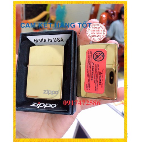 BẬT LỬA, HỘT QUẸT ZIPPO LOẠI TRƠN BÓNG- LOGO - TEM ĐỎ, TỰ CHỌN MÀU