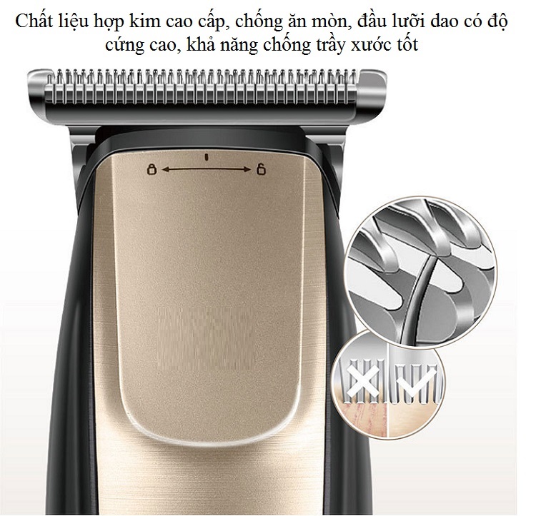 Bộ tông đơ tạo kiểu tóc mini cầm tay đa năng cao cấp TS-90127 -