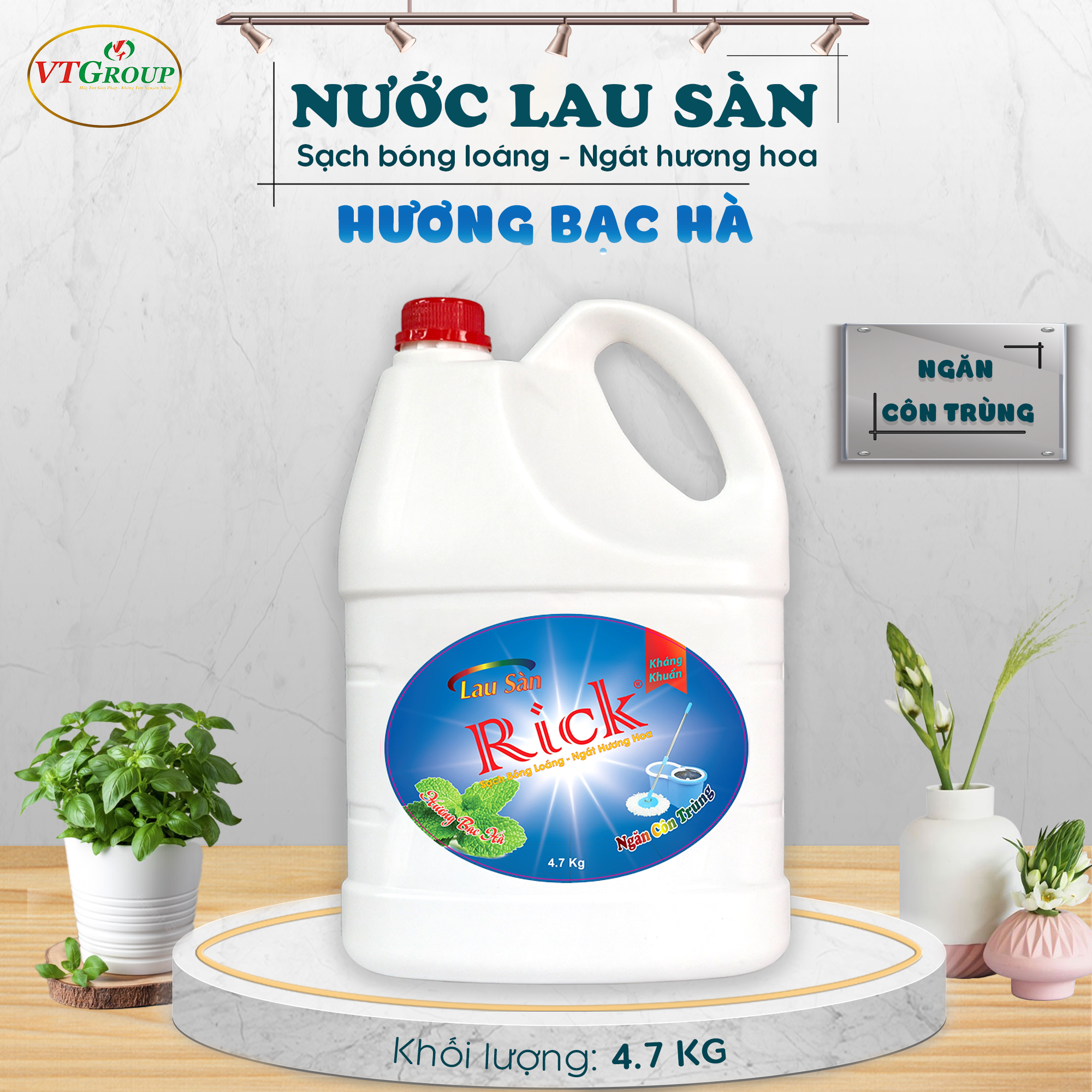 Nước lau sàn Rick 5L