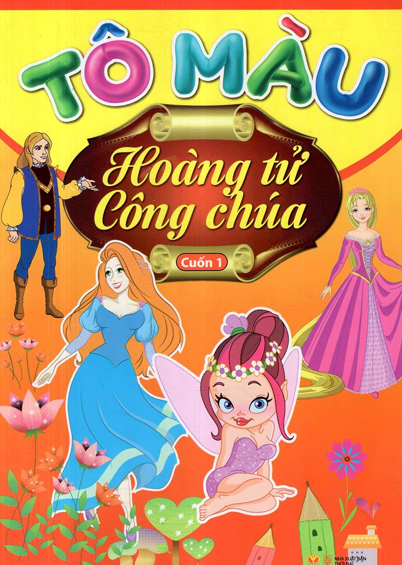 Sách Tô Màu Hoàng Tử Công Chúa - Tập 1