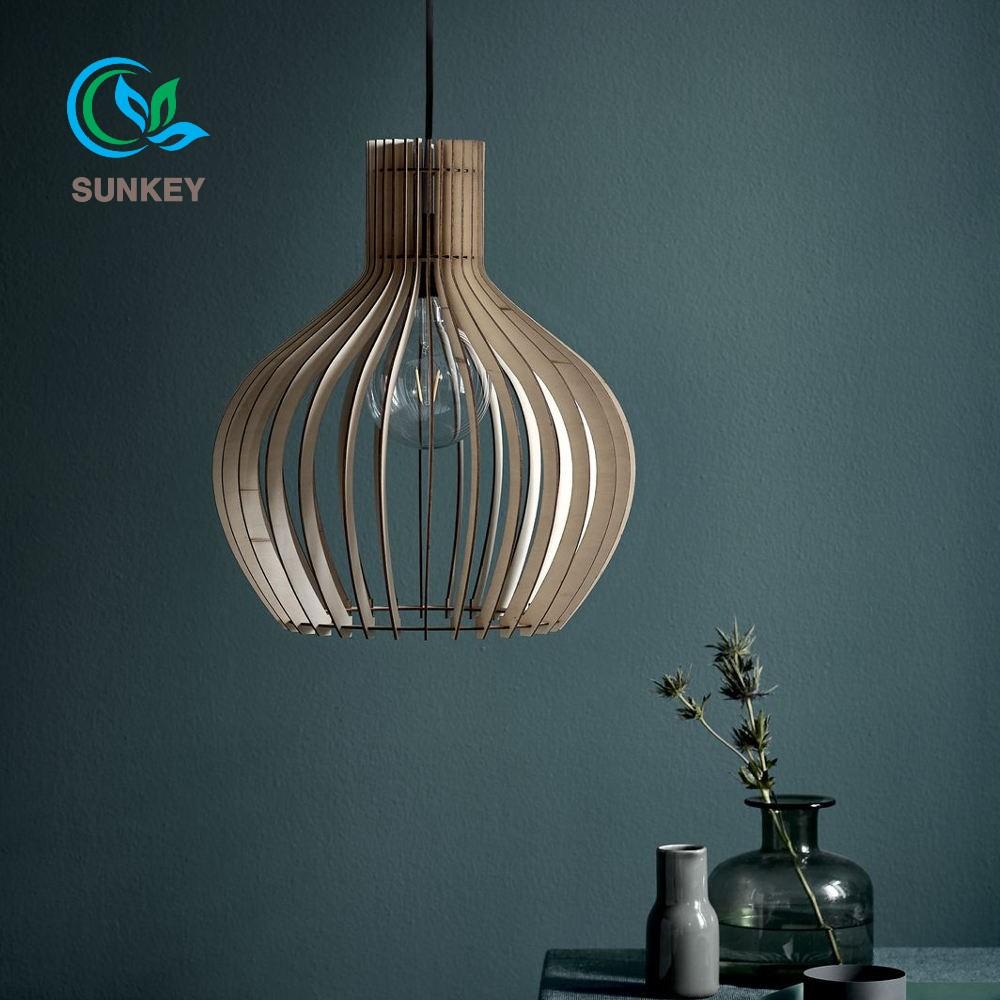 Đèn Trang Trí Ánh Dương Kích Thước 25x30cm Chất Liệu Gỗ Plywood