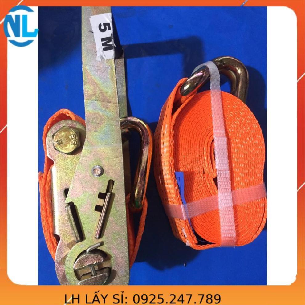 Dây tăng đơ chằng hàng, Dây chằng hàng 3Tx 5m. dây chằng hàng giá tốt
