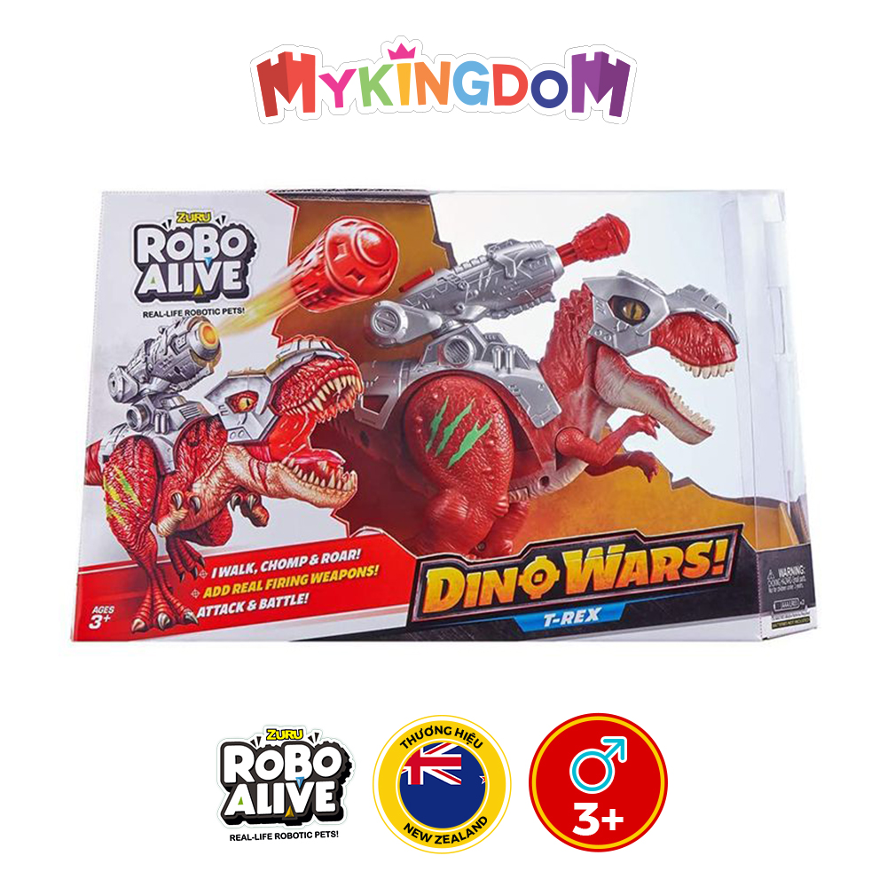 Đồ Chơi ROBO ALIVE Khủng Long Bạo Chúa Chiến Đấu T-Rex-Đỏ 7132/RED