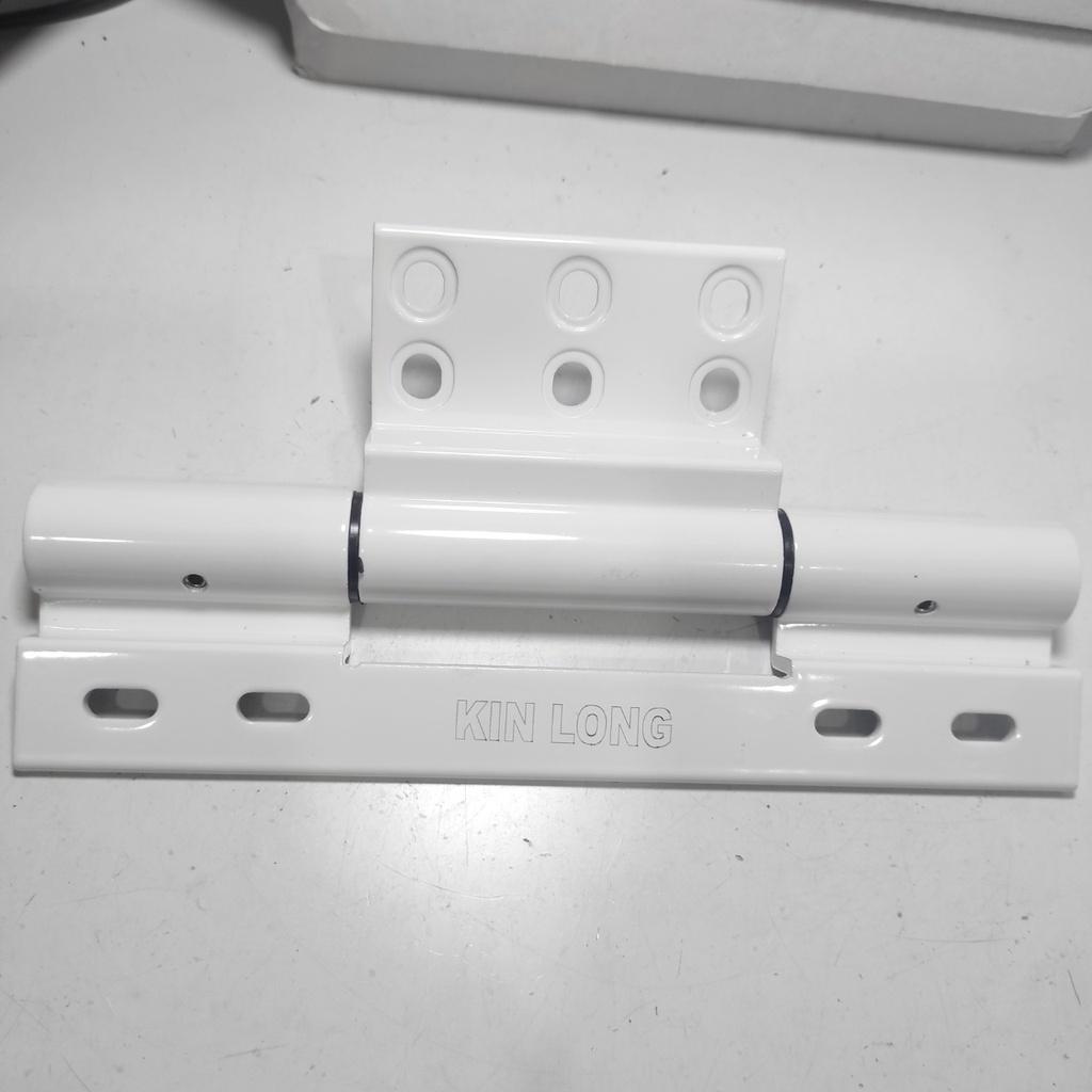 Bản lề 4D kinlong hệ 55 xingfa L2 Màu trắng sữa - Bản lề 4D kinlong hệ 55