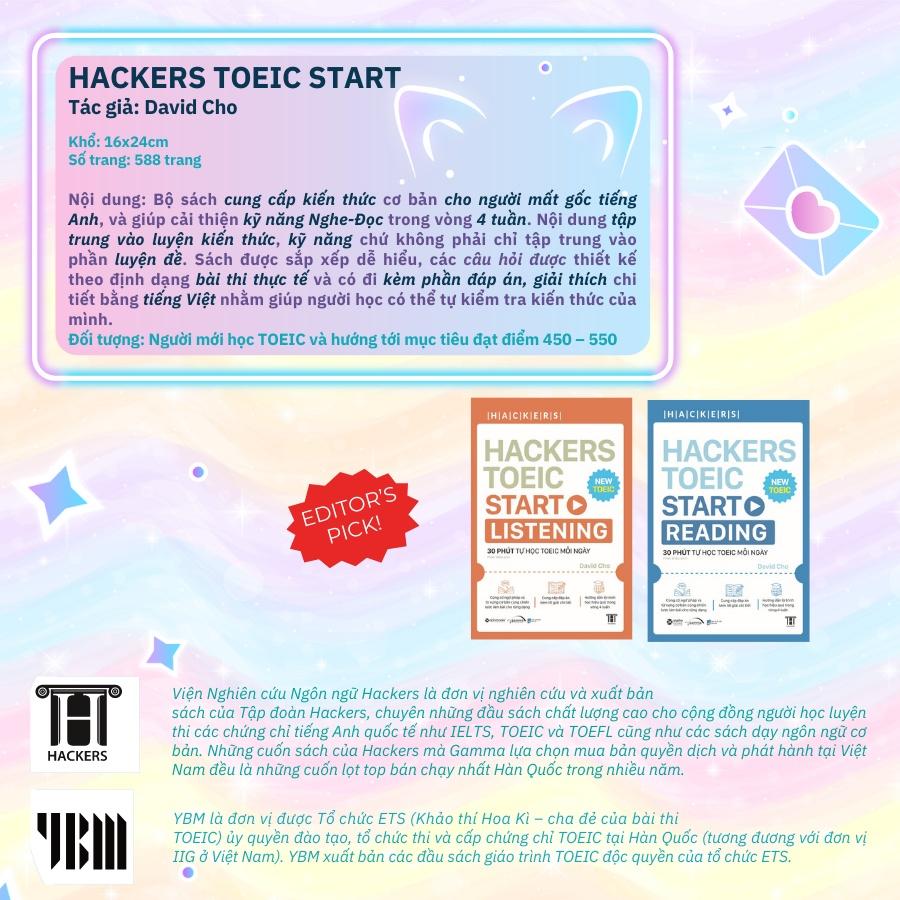 Sách YBM TOEIC Start Reading - Tài Liệu Tự Học TOEIC Hiệu Quả Dành Cho Người Mới Bắt Đầu - Alphabooks - BẢN QUYỀN